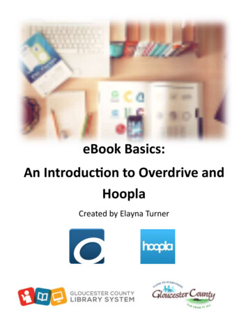 EBook Basics: An Introduction To Overdrive And Hoopla