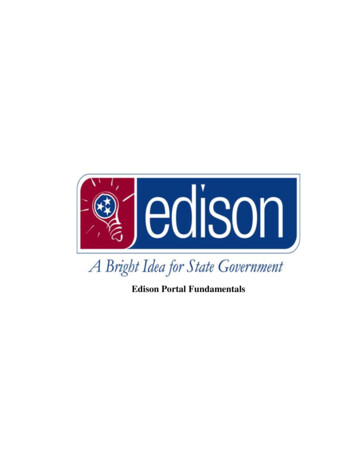 Edison Portal Fundamentals