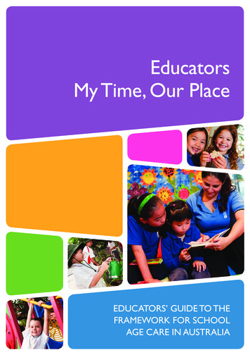 Educators My Time, Our Place