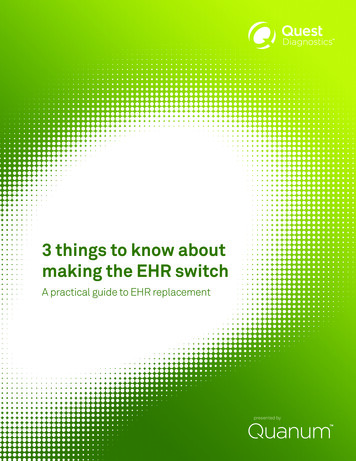 3 Things To Know About Making The EHR Switch - Quest Diagnostics