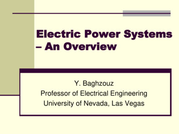 Electric Power Engineering - UNLV