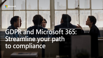 GDPR And Microsoft 365: Streamline Your Path To 