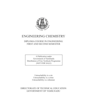ENGINEERING CHEMISTRY - Tndte.gov.in