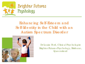 Enhancing Self-esteem And Self-identity In The Child With .