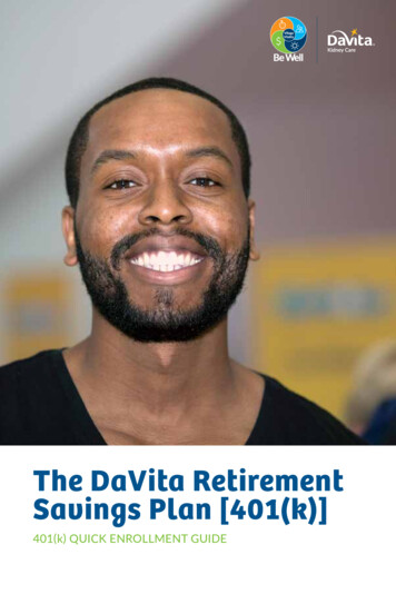 The DaVita Retirement Savings Plan [401(k)]