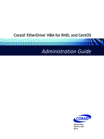 Coraid EtherDrive HBA For RHEL And CentOS (Linux .