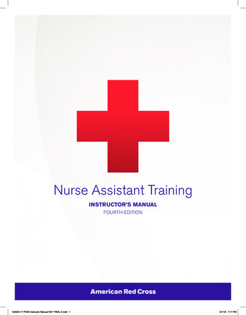 Nurse Assistant Training - American Red Cross