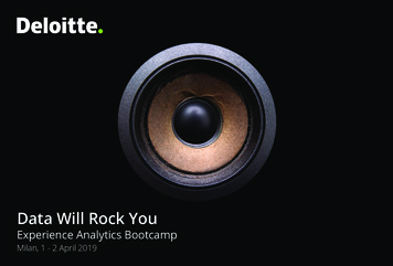 Data Will Rock You