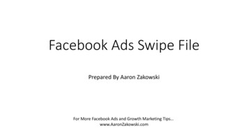 Facebook Ads Swipe File - Aaron Zakowski