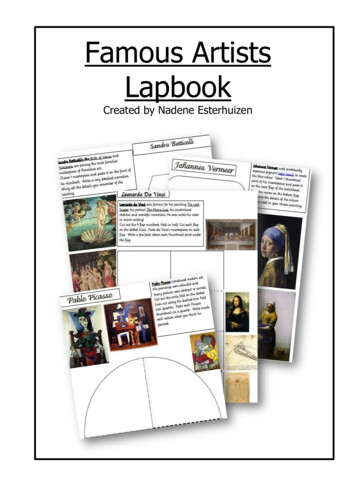 Famous Artists Lapbook - Practical Pages