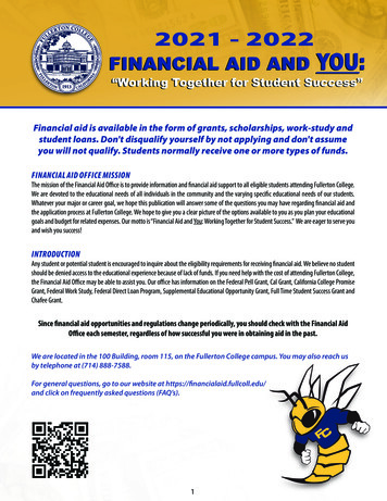 Financial Aid Office Mission Introduction