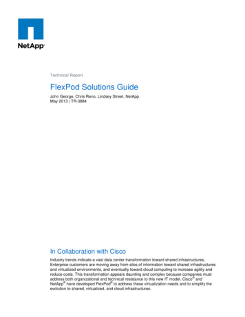 TR 3884: FlexPod Solutions Guide