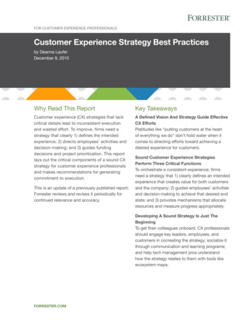 Customer Experience Strategy Best Practices