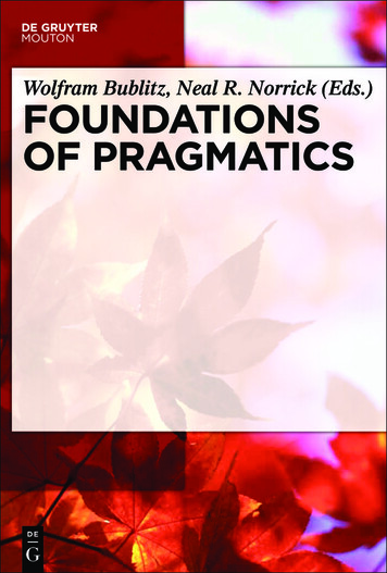 Handbook Of Pragmatics