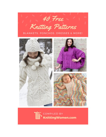 40 Free Knitting Patterns