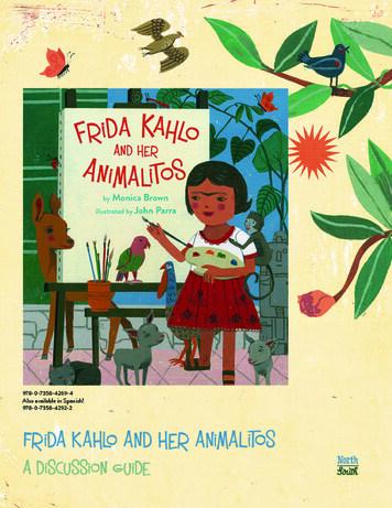 Frida Kahlo And Her Animalitos A Discussion Guide
