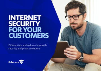 Internet Security For Your Customers