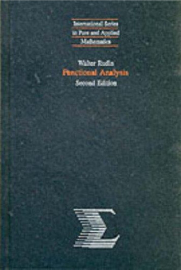 Rudin (1991) Functional Analysis