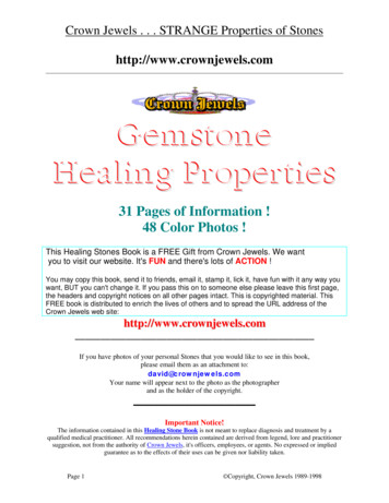 Gemstone Healing Properties - Lapidary World