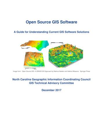 Open Source GIS Software - NC