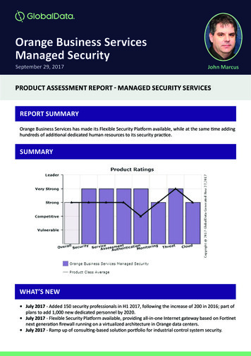 Orange Business Services Managed Security