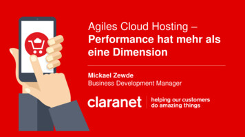 Agiles Cloud Hosting - Claranet Deutschland
