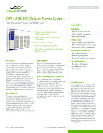GPS 4848/100 Galaxy Power System - Power Solutions
