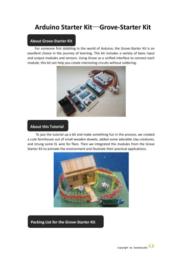 Arduino Starter Kit Grove-Starter Kit - Seeed Studio