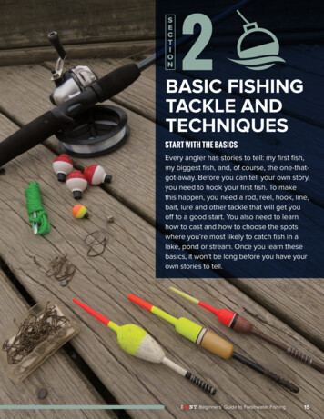 O S E 2 N BASIC FISHING TACKLE AND TECHNIQUES