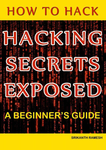 Hacking Secrets Exposed - A Beginner's Guide - January 1, 