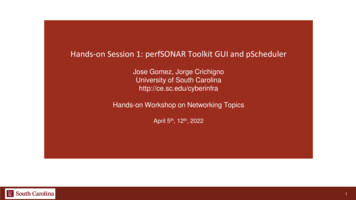 Hands-on Session 1: PerfSONAR Toolkit GUI And PScheduler
