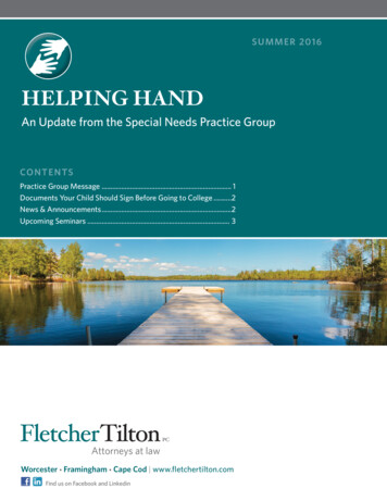 HELPING HAND - Fletchertilton 