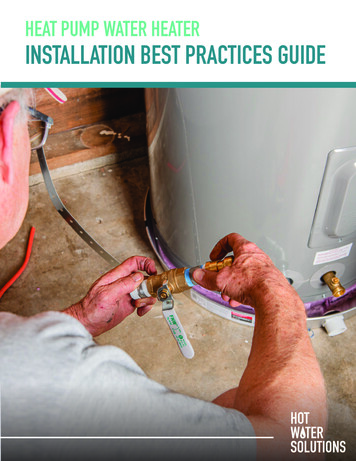 Heat Pump Water Heater Installation Best Practices Guide