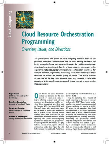 Cloud Resource Orchestration Programming - WordPress 