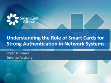 Understanding The Role Of Smart Cards For Strong Authentication In .