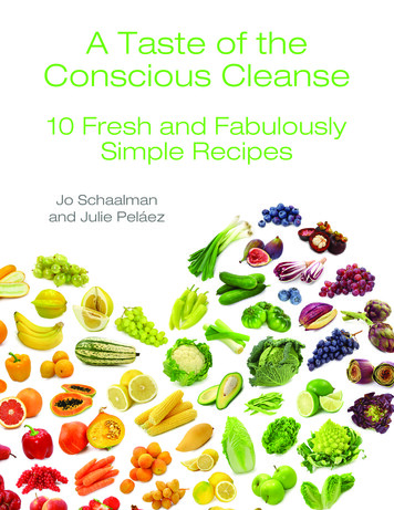 Welcome To A Taste Of The Conscious Cleanse!