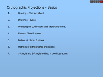 Orthographic Projections - Basics