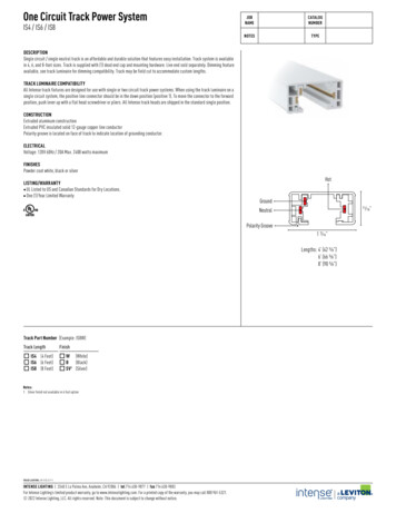 One Circuit Track Power System OB CATALOG NAME 
