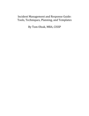 Incident Management And Response Kindle R2 20160825
