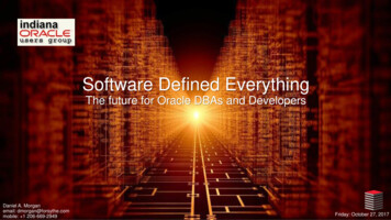 Software Defined Everything - Morgan's Library