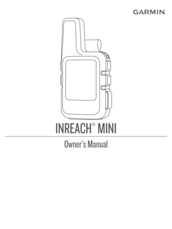 INREACH Owner’s Manual MINI