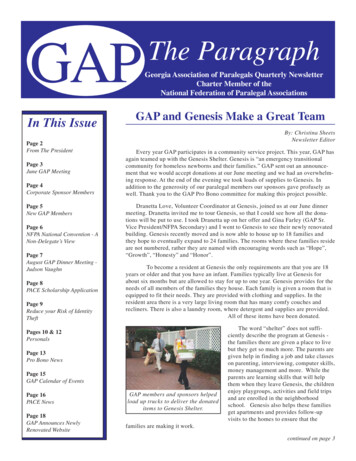 GAP The Paragraph - Georgia Association Of Paralegals