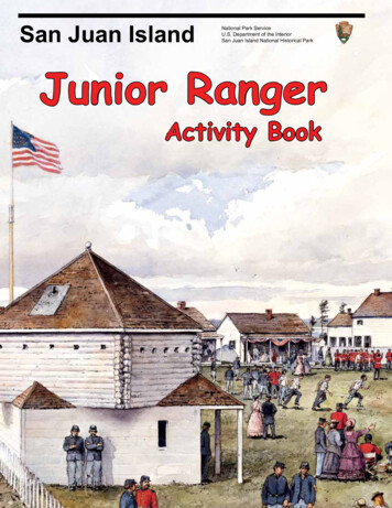 Junior Ranger Activity Book - NPS
