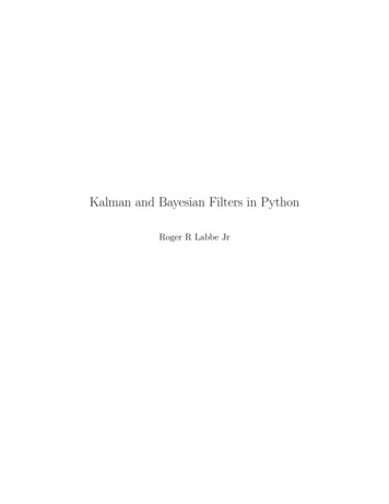 Kalman And Bayesian Filters In Python