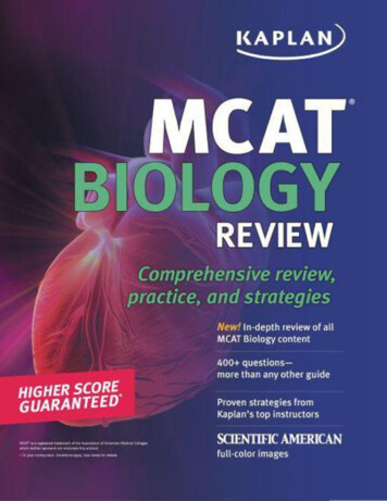 Kaplan Kaplan MCAT Biology Review - Aliens' Global 