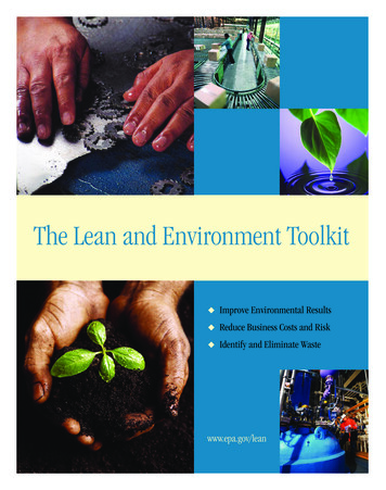 The Lean And Environment Toolkit