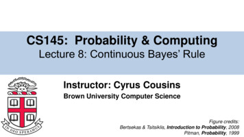 CS145: Probability & Computing