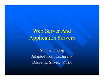 Web Server And Application Servers