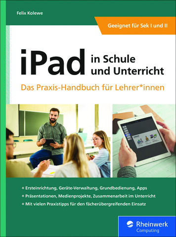 IPad In Schule Und Unterricht - Das Praxis-Handbuch Für Lehrer*innen