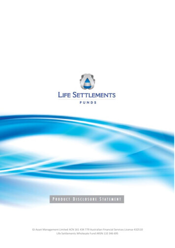 Life Settlements Wholesale Fund - Netwealth